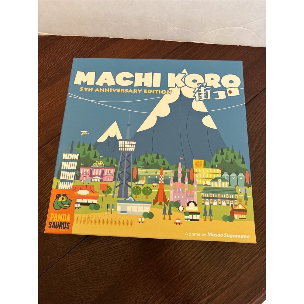 Machi Koro: 5th Anniversary Edition Board Game Pandasaurus - Complete